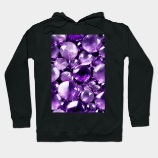 Jewel Pattern - Violet Amethyst, for a bit of luxury in your life! #7 Hoodie